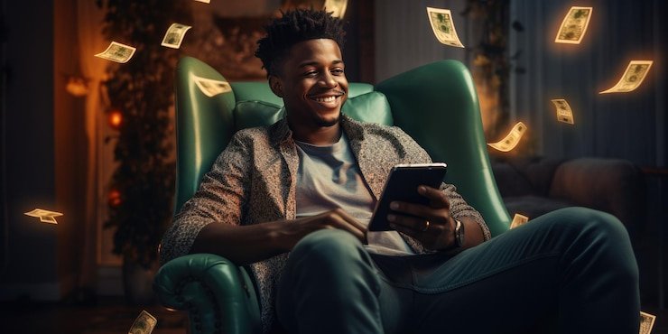 Antarmuka aplikasi Android danatoto. menampilkan menu sportsbook dan live dealer